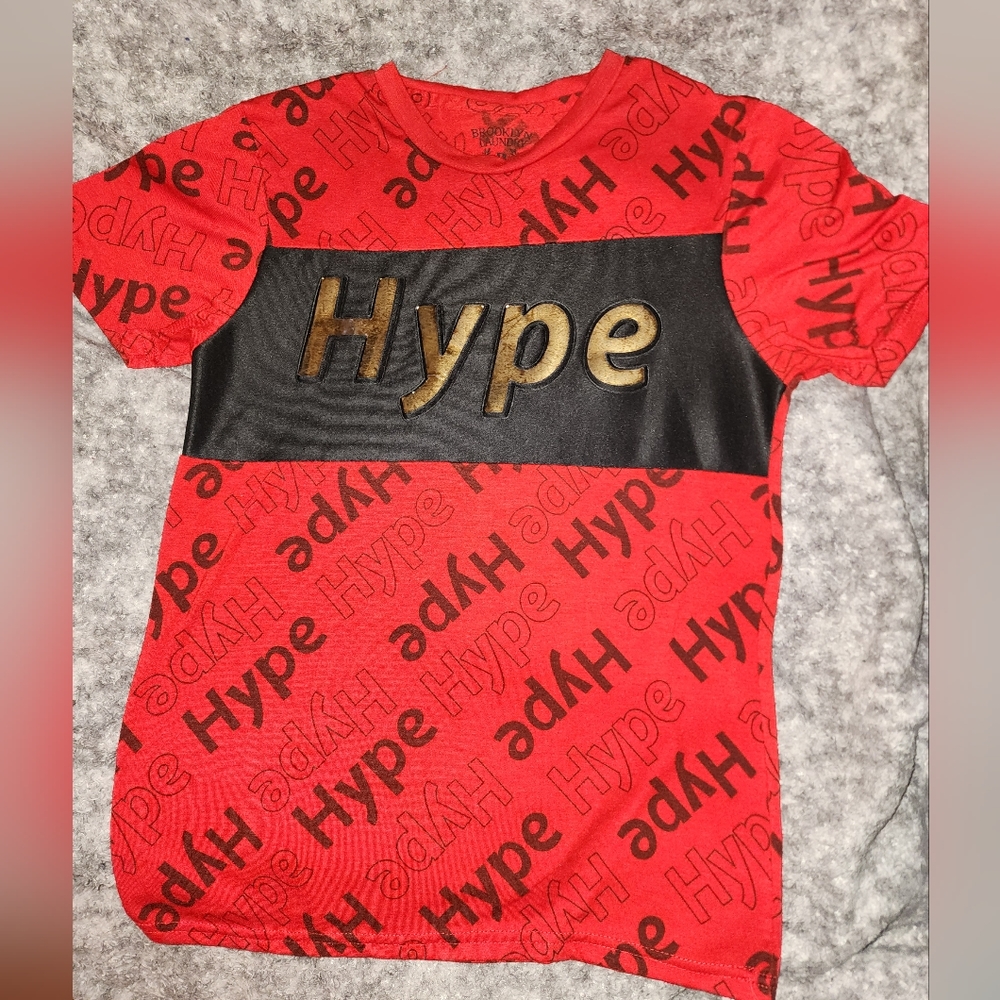 Boy's Red Hype shirt size 10/12 (M)